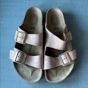 BIRKENSTOCK ARIZONA ROSE GOLD 39